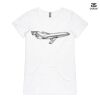 ASColour Ladies 'Bevel' V-Neck Tshirt Thumbnail