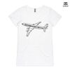 ASColour Ladies 'Bevel' V-Neck Tshirt Thumbnail