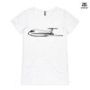 ASColour Ladies 'Bevel' V-Neck Tshirt Thumbnail