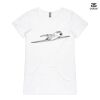 ASColour Ladies 'Bevel' V-Neck Tshirt Thumbnail