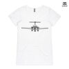 ASColour Ladies 'Bevel' V-Neck Tshirt Thumbnail