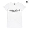 ASColour Ladies 'Bevel' V-Neck Tshirt Thumbnail