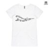 ASColour Ladies 'Bevel' V-Neck Tshirt Thumbnail