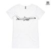 ASColour Ladies 'Bevel' V-Neck Tshirt Thumbnail