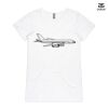 ASColour Ladies 'Bevel' V-Neck Tshirt Thumbnail