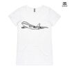 ASColour Ladies 'Bevel' V-Neck Tshirt Thumbnail
