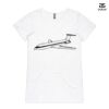 ASColour Ladies 'Bevel' V-Neck Tshirt Thumbnail