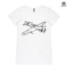 ASColour Ladies 'Bevel' V-Neck Tshirt Thumbnail