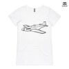 ASColour Ladies 'Bevel' V-Neck Tshirt Thumbnail