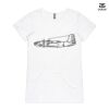 ASColour Ladies 'Bevel' V-Neck Tshirt Thumbnail