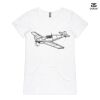 ASColour Ladies 'Bevel' V-Neck Tshirt Thumbnail