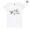 ASColour Ladies 'Bevel' V-Neck Tshirt Thumbnail