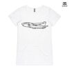 ASColour Ladies 'Bevel' V-Neck Tshirt Thumbnail