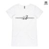 ASColour Ladies 'Bevel' V-Neck Tshirt Thumbnail