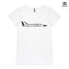 ASColour Ladies 'Bevel' V-Neck Tshirt Thumbnail