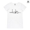 ASColour Ladies 'Bevel' V-Neck Tshirt Thumbnail