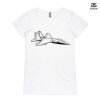 ASColour Ladies 'Bevel' V-Neck Tshirt Thumbnail