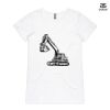 ASColour Ladies 'Bevel' V-Neck Tshirt Thumbnail