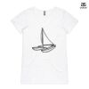 ASColour Ladies 'Bevel' V-Neck Tshirt Thumbnail