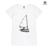ASColour Ladies 'Bevel' V-Neck Tshirt Thumbnail