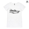 ASColour Ladies 'Bevel' V-Neck Tshirt Thumbnail