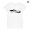 ASColour Ladies 'Bevel' V-Neck Tshirt Thumbnail