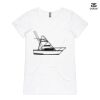 ASColour Ladies 'Bevel' V-Neck Tshirt Thumbnail