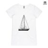 ASColour Ladies 'Bevel' V-Neck Tshirt Thumbnail