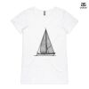 ASColour Ladies 'Bevel' V-Neck Tshirt Thumbnail