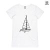 ASColour Ladies 'Bevel' V-Neck Tshirt Thumbnail