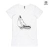 ASColour Ladies 'Bevel' V-Neck Tshirt Thumbnail