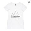 ASColour Ladies 'Bevel' V-Neck Tshirt Thumbnail