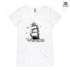 ASColour Ladies 'Bevel' V-Neck Tshirt Thumbnail