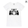 ASColour Ladies 'Bevel' V-Neck Tshirt Thumbnail