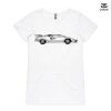 ASColour Ladies 'Bevel' V-Neck Tshirt Thumbnail