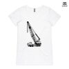 ASColour Ladies 'Bevel' V-Neck Tshirt Thumbnail