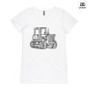ASColour Ladies 'Bevel' V-Neck Tshirt Thumbnail