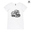 ASColour Ladies 'Bevel' V-Neck Tshirt Thumbnail