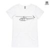 ASColour Ladies 'Bevel' V-Neck Tshirt Thumbnail