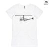 ASColour Ladies 'Bevel' V-Neck Tshirt Thumbnail