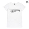 ASColour Ladies 'Bevel' V-Neck Tshirt Thumbnail