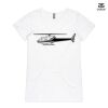 ASColour Ladies 'Bevel' V-Neck Tshirt Thumbnail