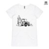 ASColour Ladies 'Bevel' V-Neck Tshirt Thumbnail