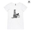 ASColour Ladies 'Bevel' V-Neck Tshirt Thumbnail