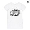 ASColour Ladies 'Bevel' V-Neck Tshirt Thumbnail