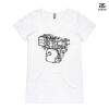 ASColour Ladies 'Bevel' V-Neck Tshirt Thumbnail