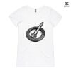 ASColour Ladies 'Bevel' V-Neck Tshirt Thumbnail
