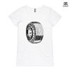 ASColour Ladies 'Bevel' V-Neck Tshirt Thumbnail
