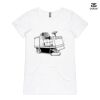 ASColour Ladies 'Bevel' V-Neck Tshirt Thumbnail