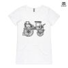 ASColour Ladies 'Bevel' V-Neck Tshirt Thumbnail